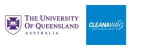 Cleanaway and University of QLD logos
