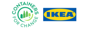Containers for Change and IKEA logos